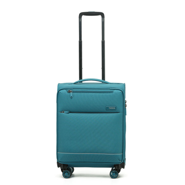 Tosca So-Lite 4.0 Collection soft side 54cm-H Carry-On trolley case AIR5055C-Teal