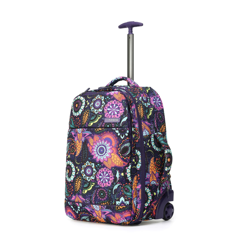 Tosca So-Lite 4.0 Collection 50cm-H Travel trolley back pack AIR5055TB Paisley