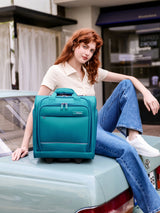 Tosca So-Lite 4.0 Collection Under Seat 38cm-H Carry-On Trolley case AIR5055US-Teal