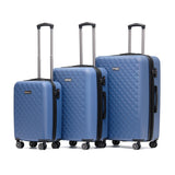 Tosca Venice Collection  55cm Carry-on ABS Trolley case ALC440C-Inigo Blue