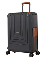 Eminent Vertica Zipperless Checked 76cm Suitcase - Grey