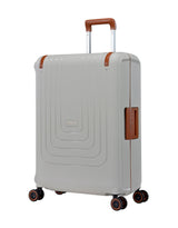 Eminent Vertica Zipperless Checked 68cm Suitcase - Linen
