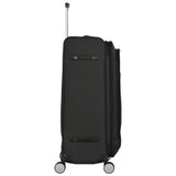 Eminent 78cm Black Luxury Soft side Checked Trolley case S1880A