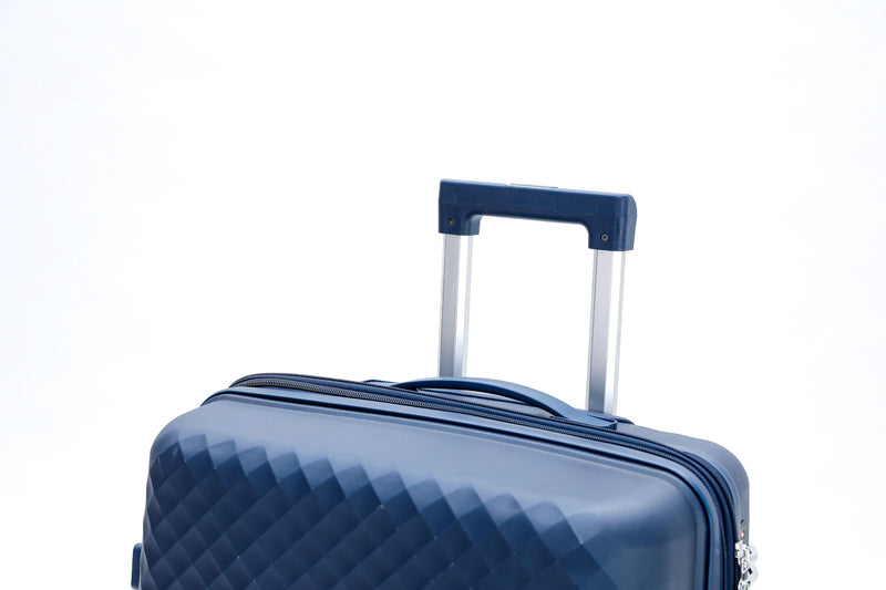 Gino Borelli Kai iwi collection hard side polypropylene luggage set 76/66/55cm GB2402-Inky Blue
