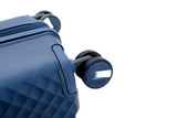 Gino Borelli Kai iwi Collection polypropylene hard side 2-Pce 76 & 55cm trolleys GB2402-Inky Blue