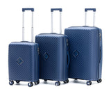 Gino Borelli Collection Polypropylene 2-Pce luggage set 66cm/55cm GB2402-Inky Blue