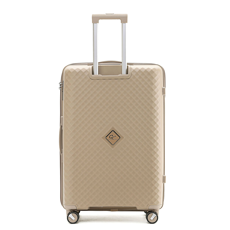 Gino Borelli Kai iwi Collection 76cm hard side polypropylene trolley GB2402A-Sandstone