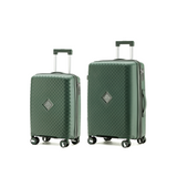 Gino Borelli Collection Polypropylene 2-Pce luggage set 66cm/55cm GB2402-Forrest green