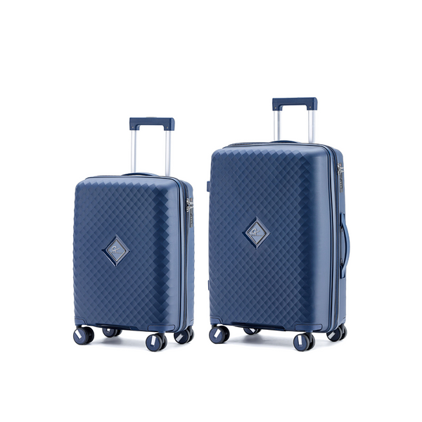 Gino Borelli Collection Polypropylene 2-Pce luggage set 66cm/55cm GB2402-Inky Blue