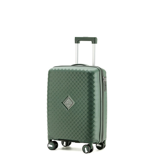 Gino Borelli Kai iwi collection hard side 55cm Carry-on polypropylene trolley GB2402C Green