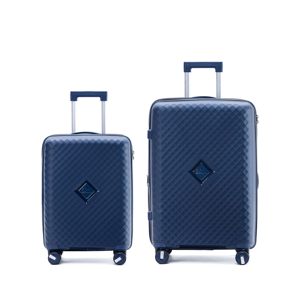 Gino Borelli Collection Polypropylene 2-Pce luggage set 66cm/55cm GB2402-Inky Blue