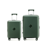 Gino Borelli Collection Polypropylene 2-Pce luggage set 66cm/55cm GB2402-Forrest green