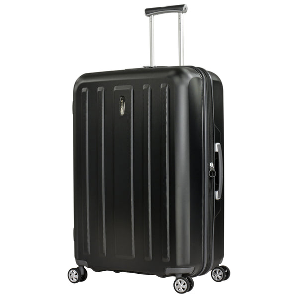 Eminent KC-28 Range 77cm Checked size Makrolon Polycarbonate luxury trolley case KC28A Black