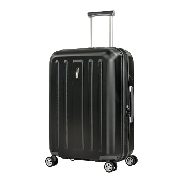 Eminent KC-28 Range 65cm Checked size Makrolon Polycarbonate luxury trolley case KC28B Black