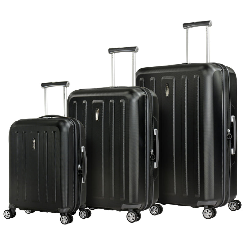Eminent KC-28 Range 77cm Checked size Makrolon Polycarbonate luxury trolley case KC28A Black