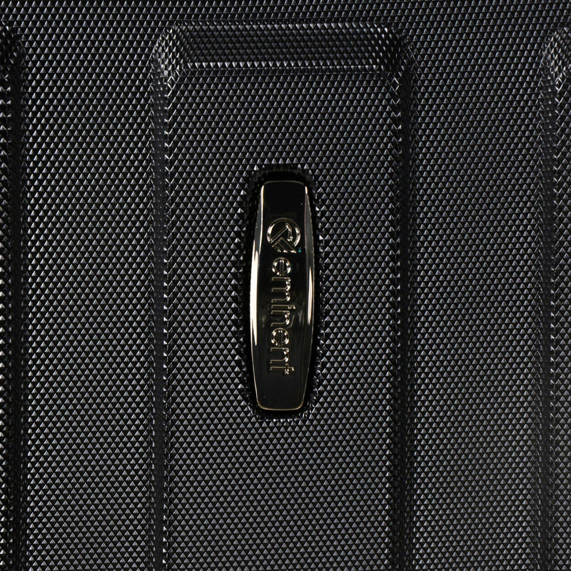 Eminent KC-28 Range 77cm Checked size Makrolon Polycarbonate luxury trolley case KC28A Black