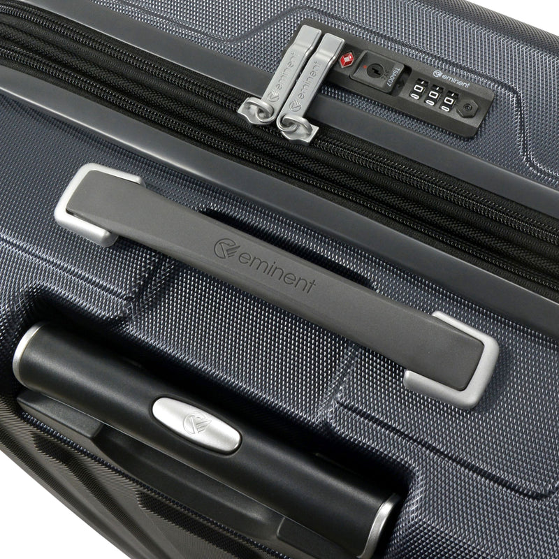 Eminent KC28 Collection 65cm-H Luxury premium range Makrolon Polycarbonate trolley case KC28B Carbon Grey