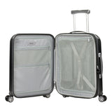 Eminent KC-28 Collection Luxury Premium Makrolon Polycarbonate 55cm-H Carry-on Trolley case KC28C Carbon Grey