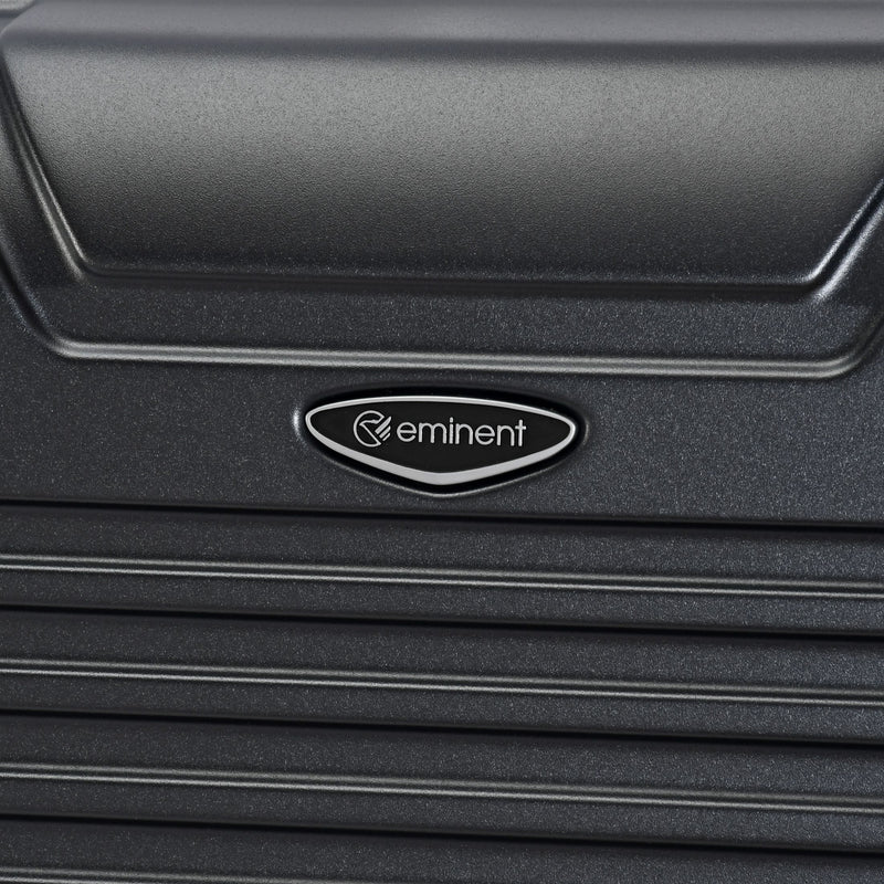 Eminent Fortress Collection Premium Hard side Makrolon Polycarbonate 54cm carry-on trolley KG87C-Black