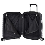 Eminent Fortress Collection Premium Hard side Makrolon Polycarbonate 54cm carry-on trolley KG87C-Black