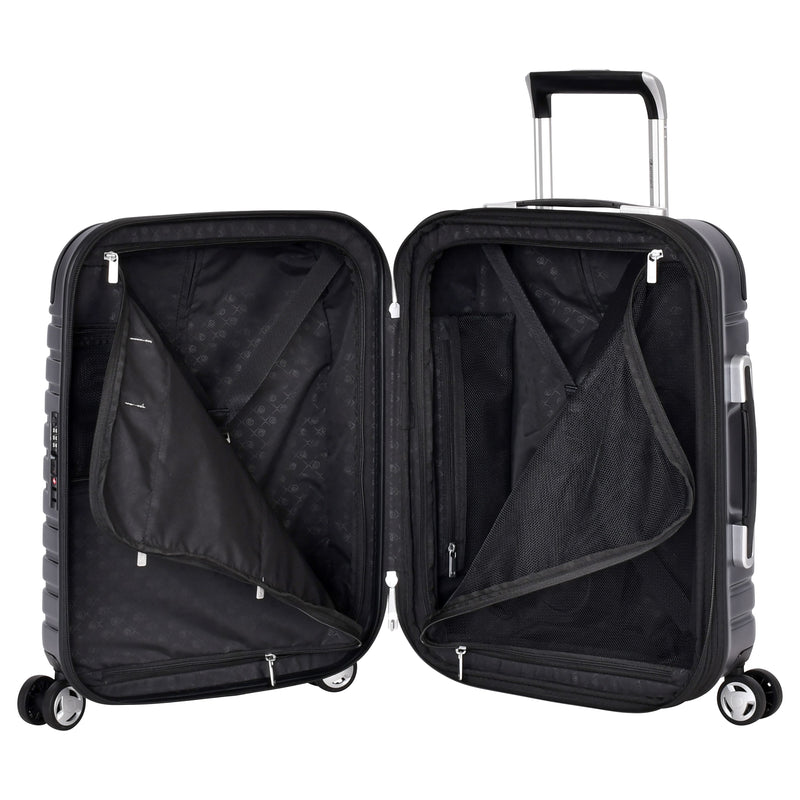Eminent Fortress Collection Premium Hard side Makrolon Polycarbonate 54cm carry-on trolley KG87C-Black