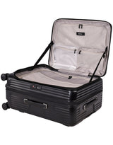 Eminent Alfred Collection 75cm Checked Suitcase KK70A - Black