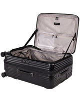 Eminent Alfred Collection 75cm Checked Suitcase KK70A - Black