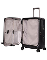 Eminent Alfred Collection 75cm Checked Suitcase KK70A - Black