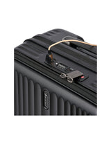 Eminent Alfred Collection 75cm Checked Suitcase KK70A - Black