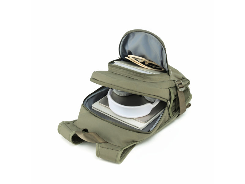 Tosca Slash proof anti-theft day pack style back pack TCA982-Khaki