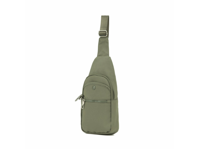 Tosca Slash proof Anti-theft Slinger style cross body bag TCA989-Khaki