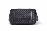 Tosca Metro Collection fashion quilted large travel tote MET980-Black