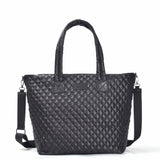Tosca Metro Collection fashion quilted large travel tote MET980-Black