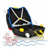 TRUNKI Kids ride-on hard side carry on suitcase T0312-GB01 Pedro Pirate Ship