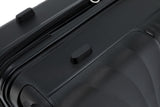 New Zealand Luggage Co Hauraki Collection 55cm Carry-on polypropylene  trolley case NZ004C-Black