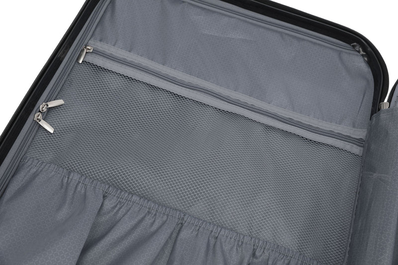 New Zealand Luggage Hauraki Collection 2-Pce travel set polypropylene trolley cases 66cm/55cm NZ004-Petrel Green