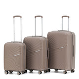 New Zealand Luggage Co Hauraki Collection 55cm Carry-on trolley case in Polypropylene NZ004C-Sand