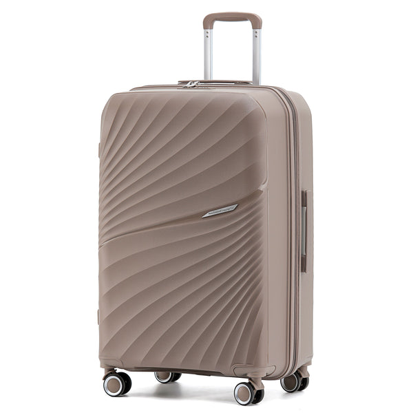 New Zealand Luggage Co Hauraki Collection 76cm Polypropylene Trolley case NZ004A-Sand