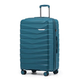 The New Zealand Luggage Co Pilot Collection Polypropylene 76cm Trolley case NZ005A-Marina Blue