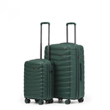 New Zealand Luggage Pilot Collection 2-Pce Polypropylene Trolley set 76/55cm NZ005-(Petrol)