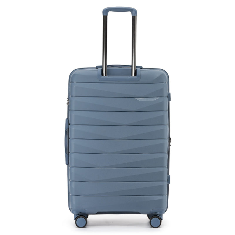 The New Zealand Luggage Co Pilot Collection Polypropylene Checked 76cm Trolley Case NZ005A-Slate