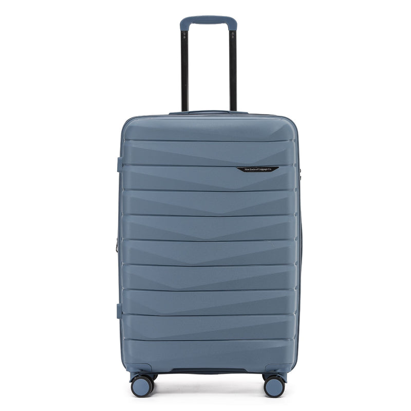 The New Zealand Luggage Co Pilot Collection Polypropylene Checked 76cm Trolley Case NZ005A-Slate