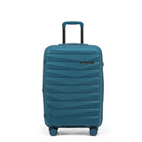 New Zealand Luggage Pilot Collection 2-Pce Polypropylene Luggage set 66cm/55cm NZ005-(Marina Blue)