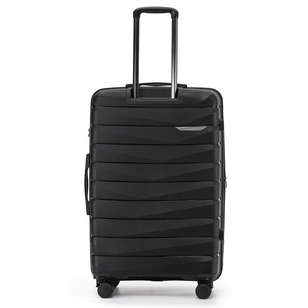 The New Zealand Luggage Co Pilot Collection 66cm Polypropylene Checked Trolley case NZ005B-Black