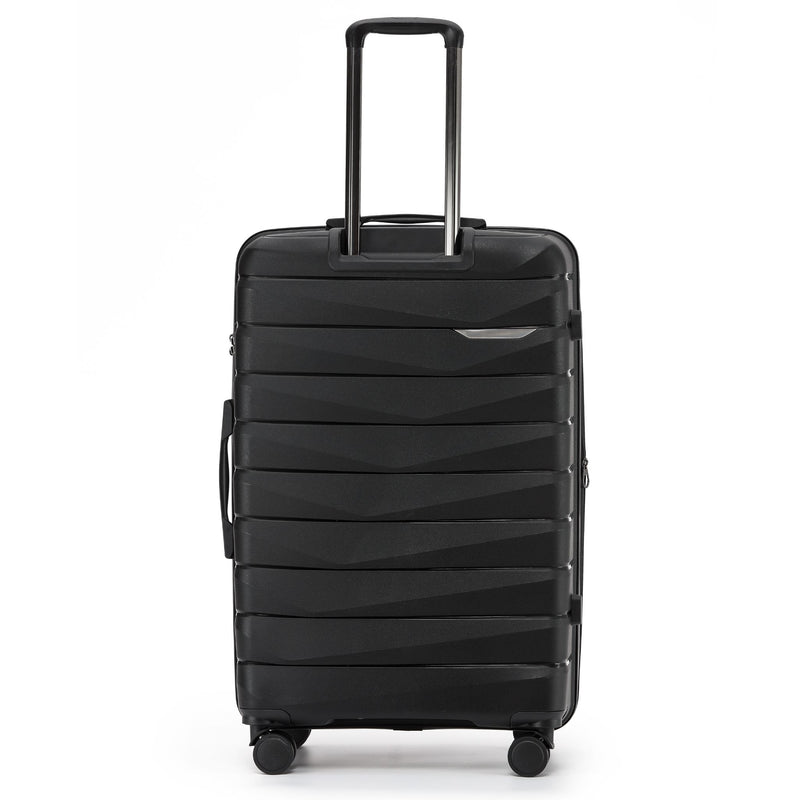 The New Zealand Luggage Co Pilot Collection 66cm Polypropylene Checked Trolley case NZ005B-Black