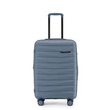 The New Zealand Luggage Co Pilot Collection Polypropylene 66cm Checked Trolley Luggage NZ005B-Slate