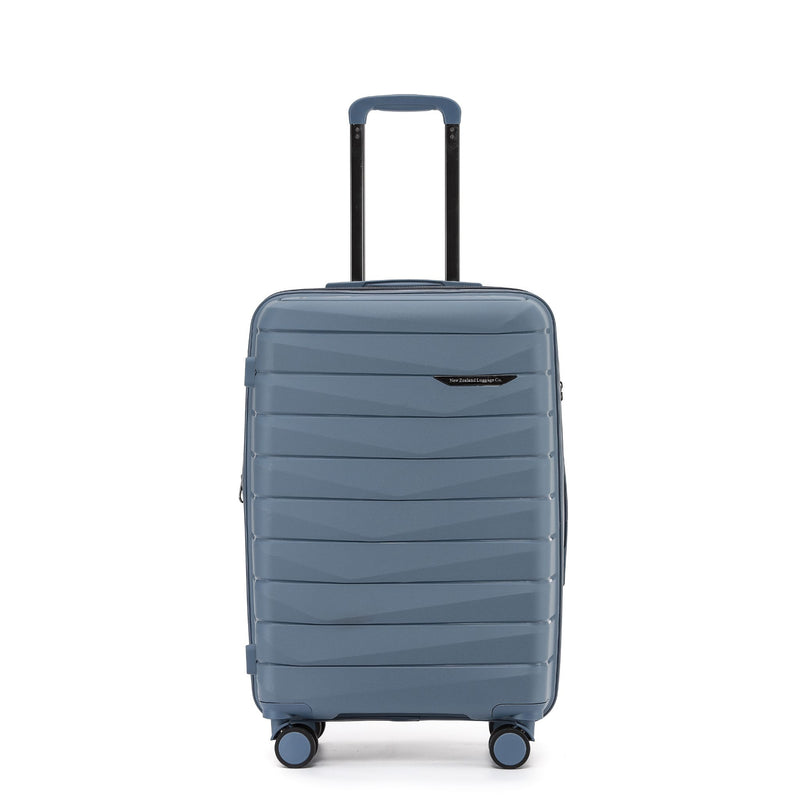 The New Zealand Luggage Co Pilot Collection Polypropylene 66cm Checked Trolley Luggage NZ005B-Slate