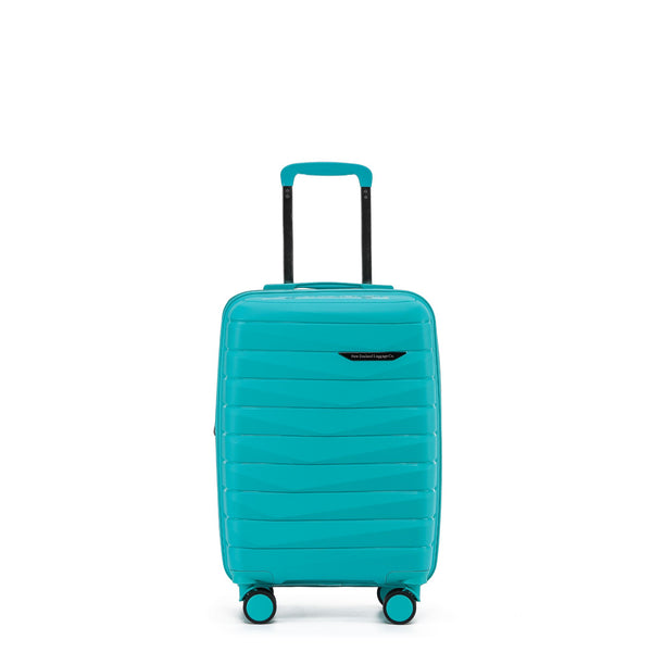 The New Zealand Luggage Co Pilot Collection Polypropylene 55cm Carry-On Trolley NZ005C-Teal