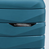 The New Zealand Luggage Co Pilot Collection Polypropylene 66cm Trolley case NZ005B-Marina Blue