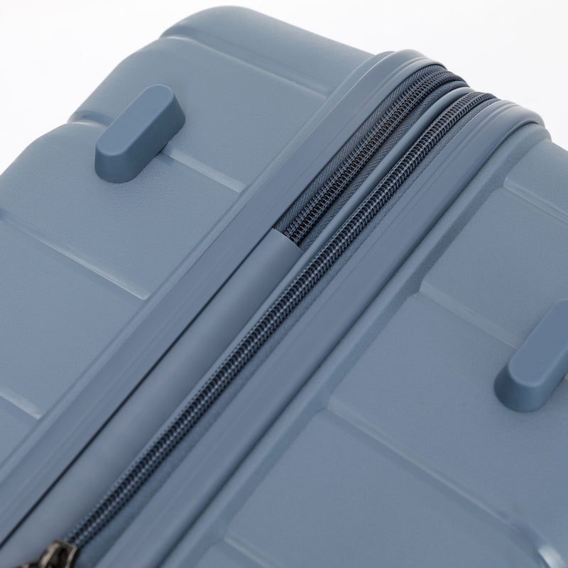 New Zealand Luggage Pilot Collection 2-Pce 66/55cm Polypropylene Trolley case set NZ005 -Slate